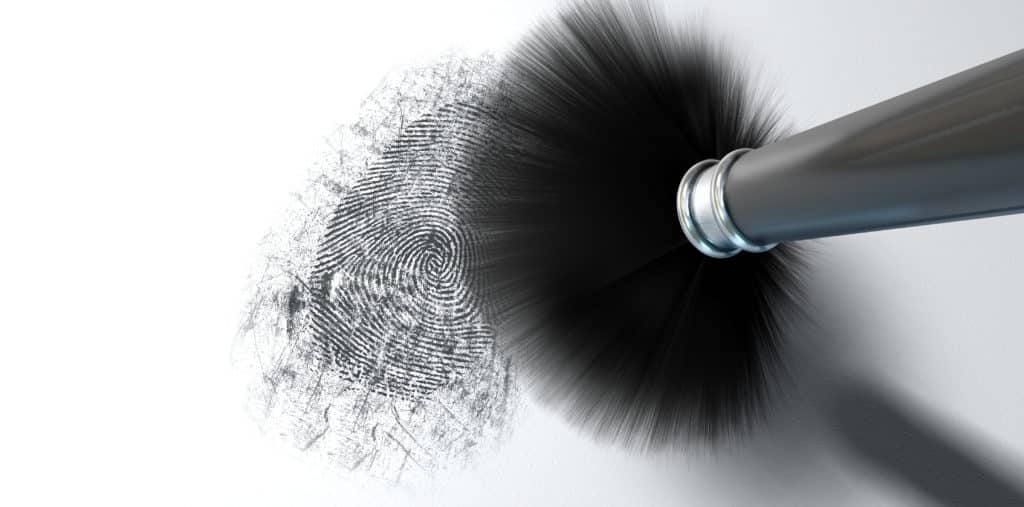 Dusting For Fingerprints On White CSI Academy of Florida